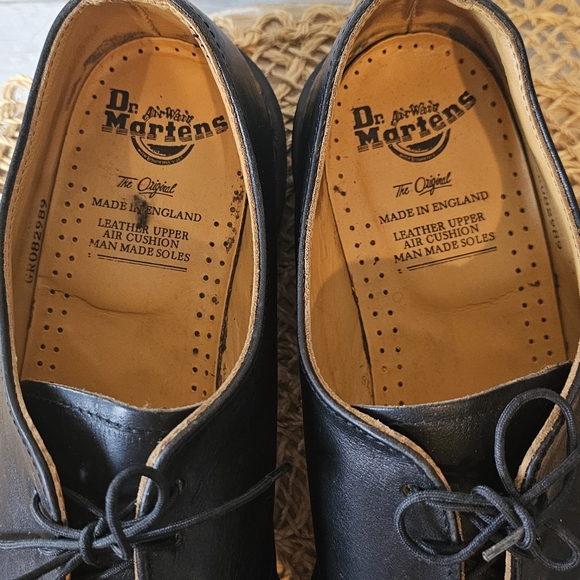 Dr. Martin's Black Leather Lace-Up Oxford Shoes Size 11 - Picture 9 of 16